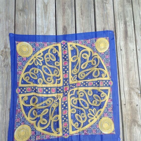 Rochas Byzance Paris Scarf "Rare" Vintage - Picture 2 of 4